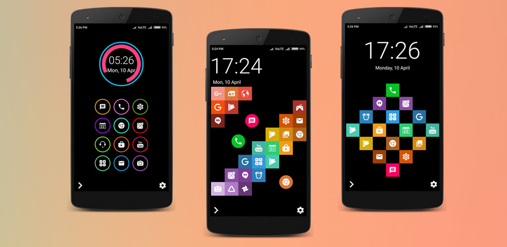 Arc Square Launcher 2018 - Theme