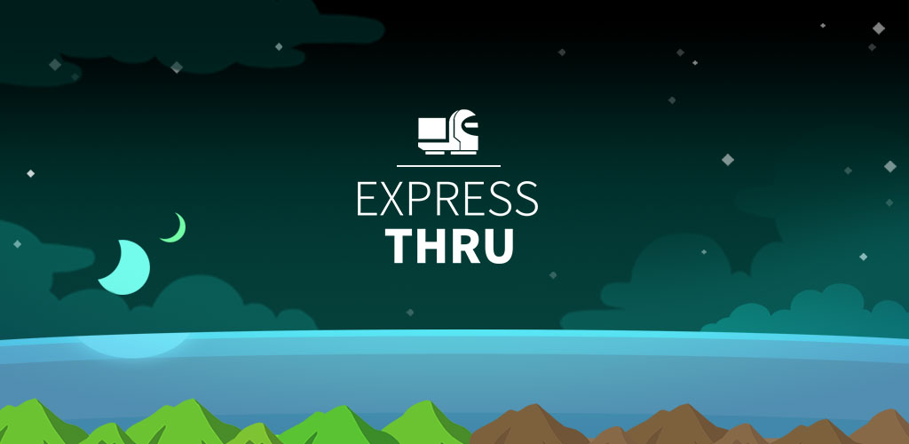 Express Thru - One line puzzle Express Thru - One line puzzle
