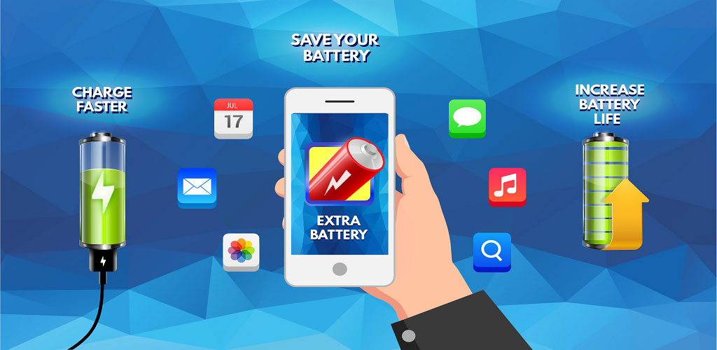 Extra Battery - Battery Saver & Fast Charger