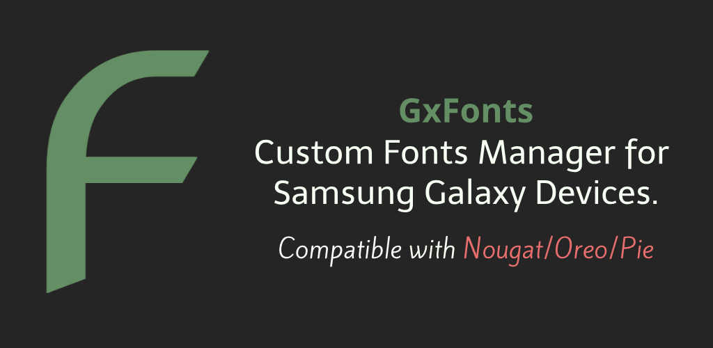 GxFonts - Custom fonts for Samsung Galaxy PRO GxFonts - Custom fonts for Samsung Galaxy PRO