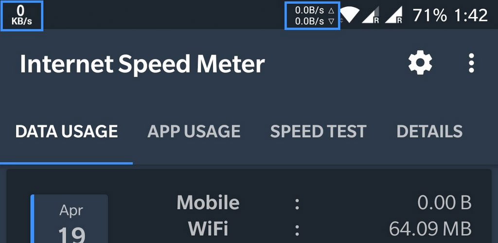 Internet Speed Meter