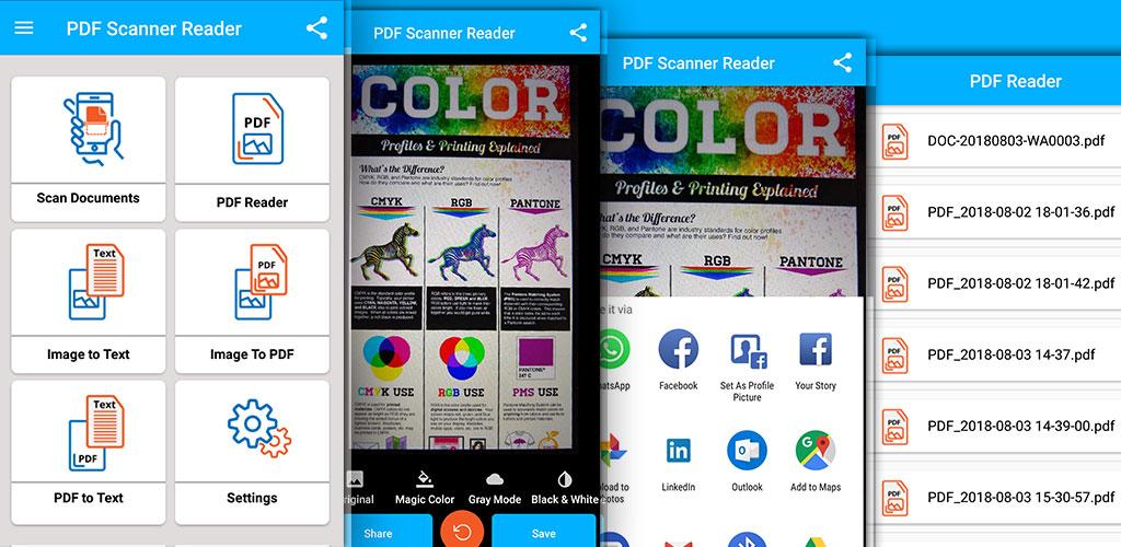 PDF Scanner: PDF Reader, Document Scanner, OCR