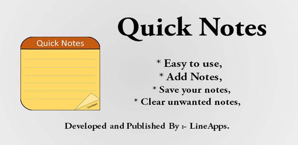 Quick Notes