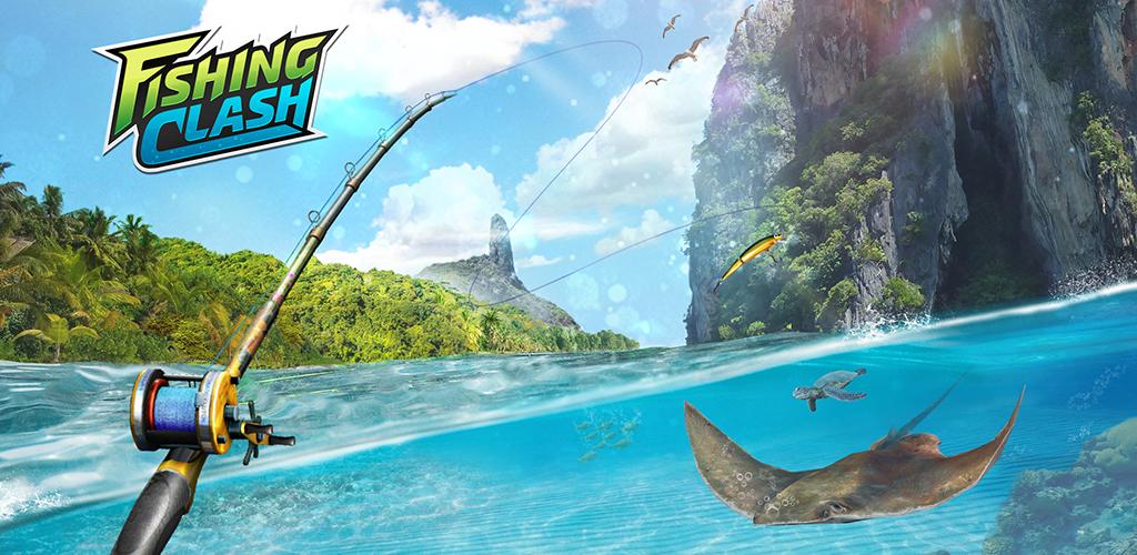 Fishing Clash Catching Fish Game. Hunting Fish 3D Fishing Clash Catching Fish Game. Hunting Fish 3D