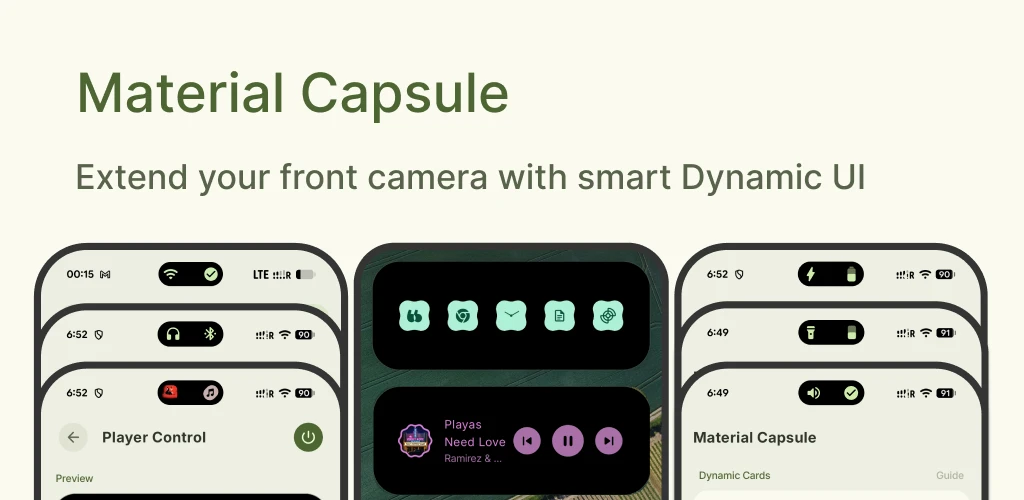 Material Capsule: Dynamic UI Material Capsule: Dynamic UI
