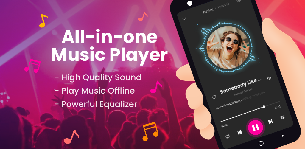 Offline Music Player Play MP3 Full 1.0 – Fast and Graphic Android Music Player! 2 Offline Music Player logo
