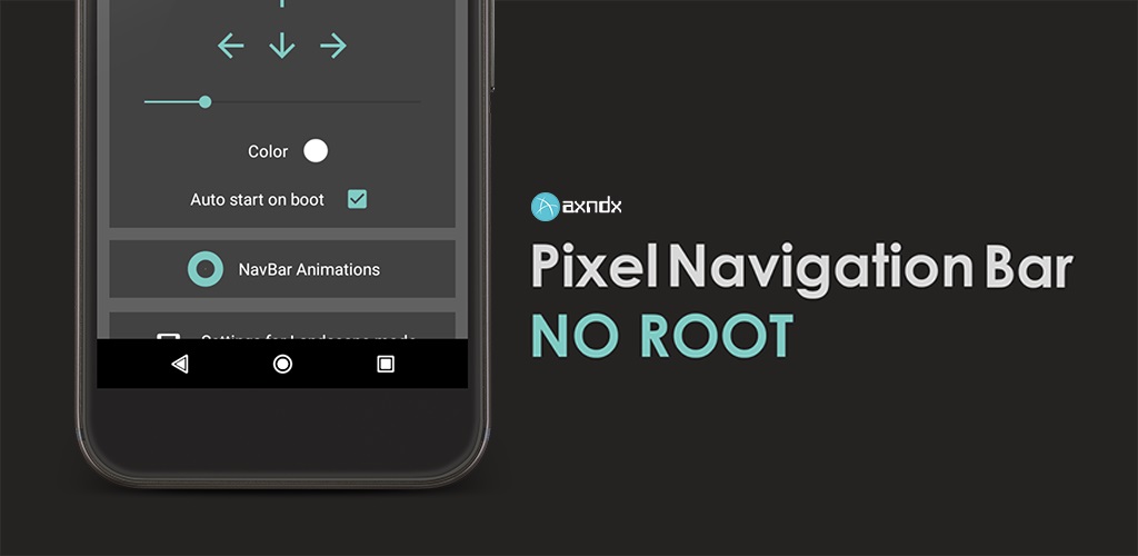 Pixel Navigation Bar (No Root) with Animations