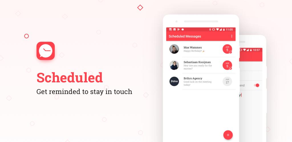 Scheduled — Schedule your text messages Scheduled — Schedule your text messages