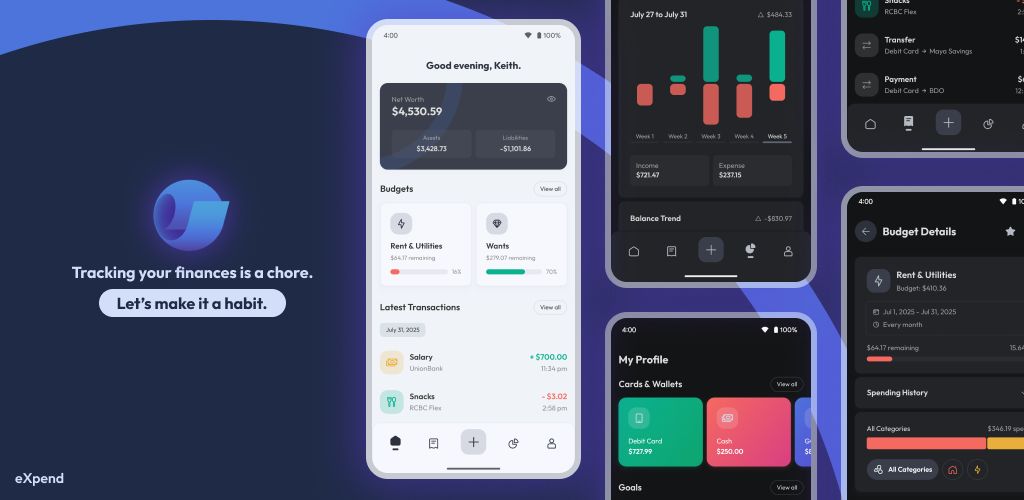 eXpend: Make Budgeting a Habit 