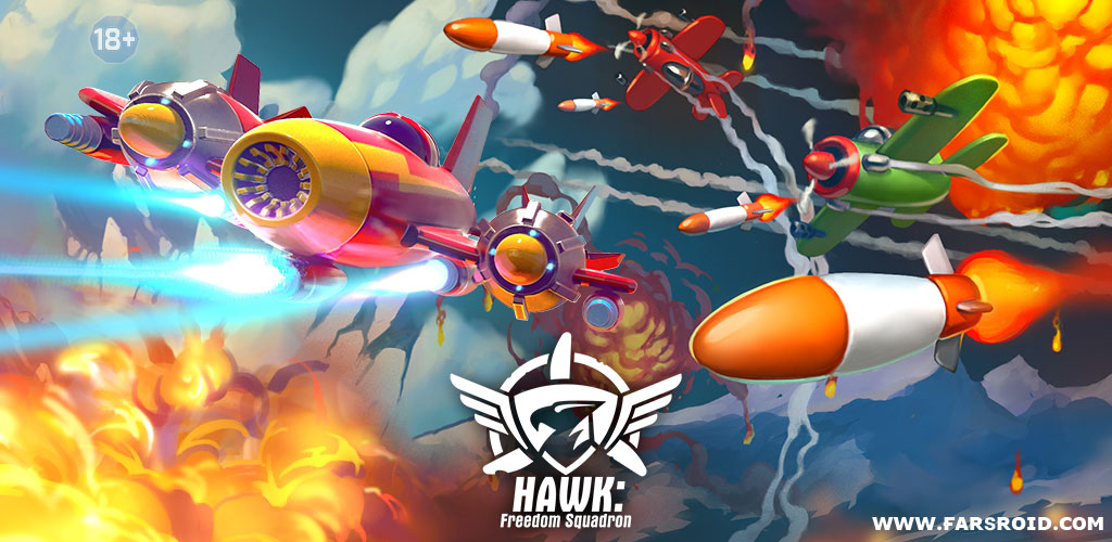 HAWK 42.4.31643 – Action Game Update – Sky Squadron Shooter for Android 2 HAWK Android Games Cover 2020