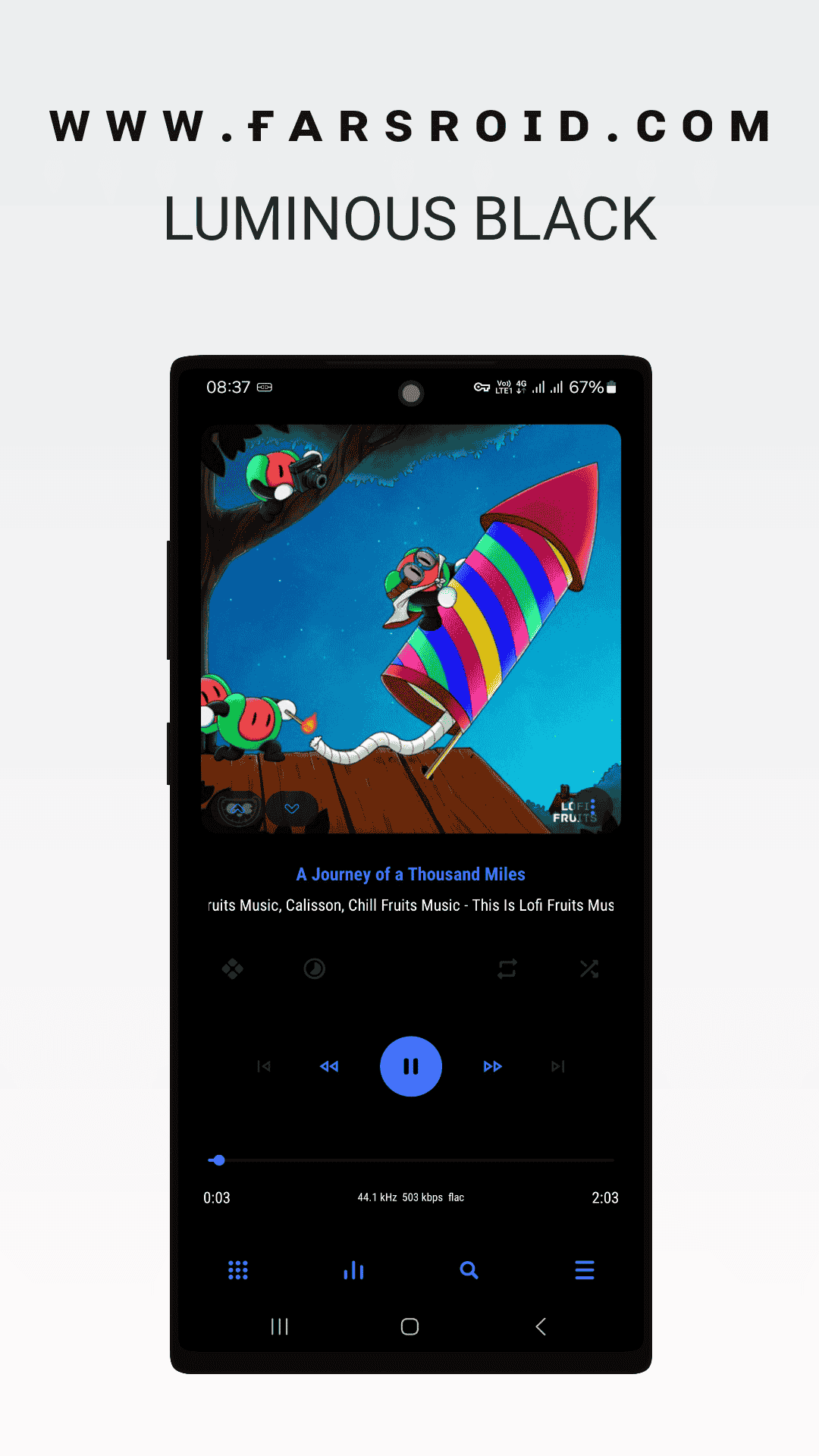 LUMINOUS BLACK POWERAMP SKIN 00