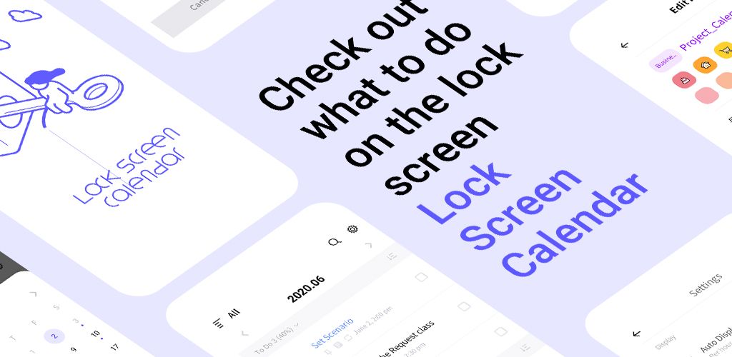 LockScreen Schedule - Calendar LockScreen Schedule - Calendar