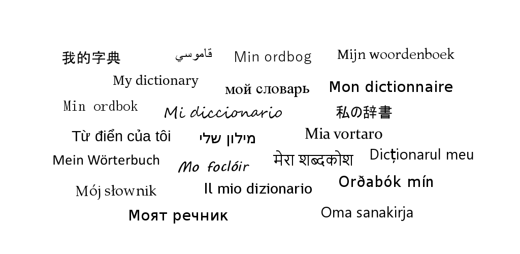 My personal dictionary - WordTheme Pro My personal dictionary - WordTheme Pro