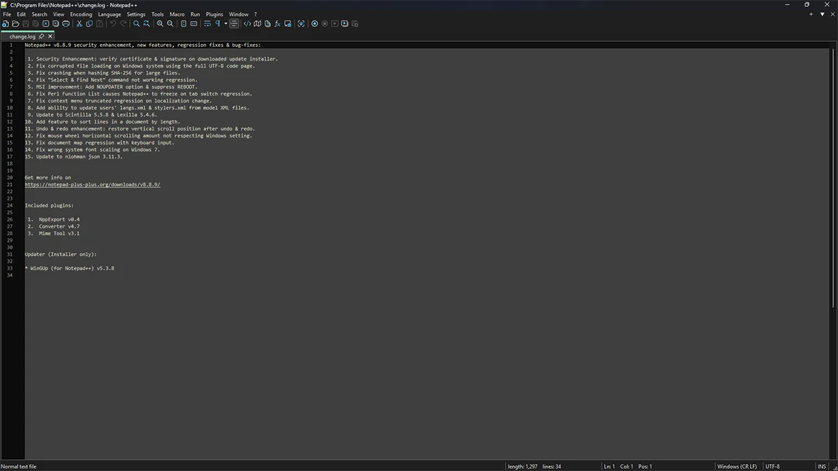 Notepad++ Notepad++