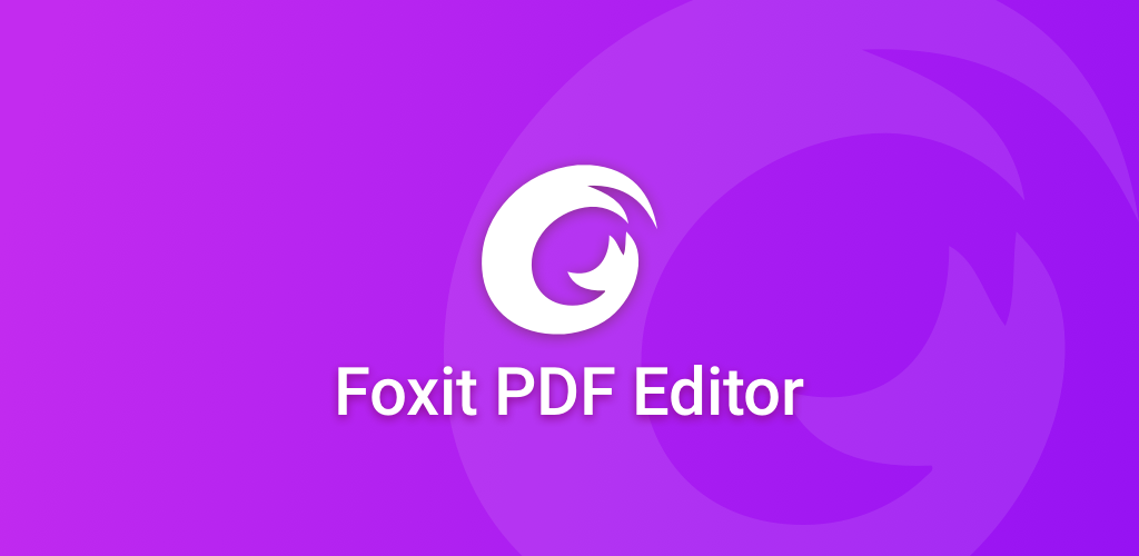 Foxit PDF Editor Cover